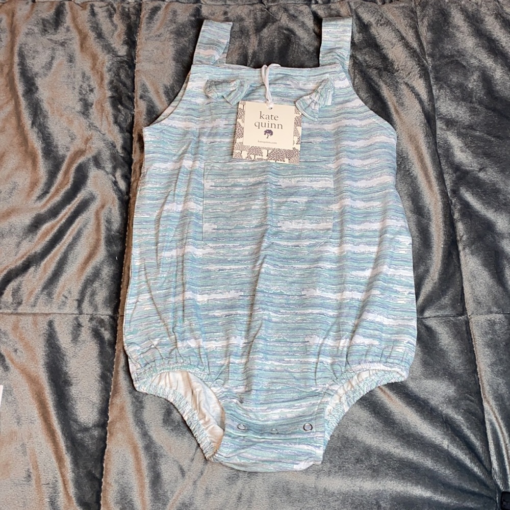 NEW Kate Quinn Tie pocket overall bubble